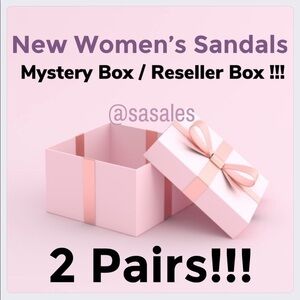 New Women’s Summer Sandals Mystery Box - 2 Pairs